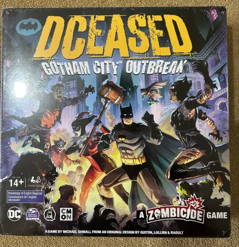 Zombicide  DC DCeased: Gotham City Outbreak- caixa base em inglês 