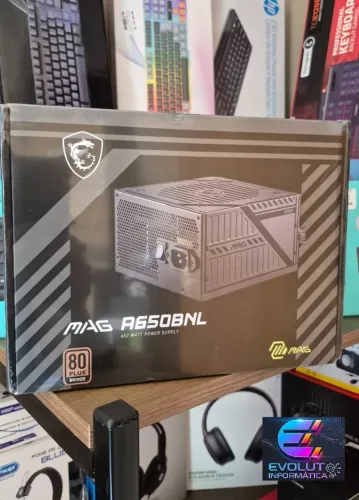 Fonte 650W MSI 80 Plus PFC nova lacrada, com garantia!