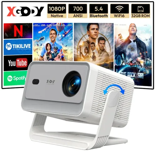 Projetor XGODY GIMBAL A6 PRO