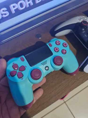 Controle de PS4 Blueberry Original Sony leia desc