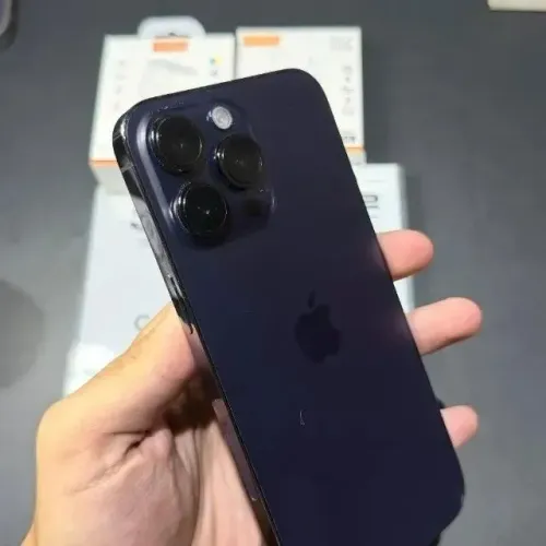 iPhone 14 Pro Max 128GB Roxo! Nunca caiu! Excelente estado! Acc cartão!
