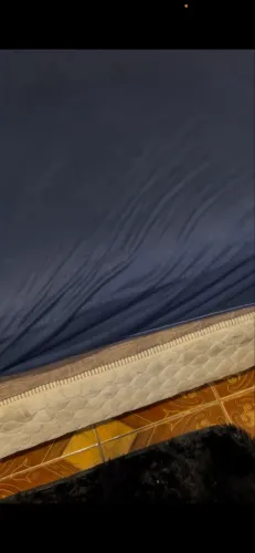 CAMA BOX! Colchão de molas e base da cama