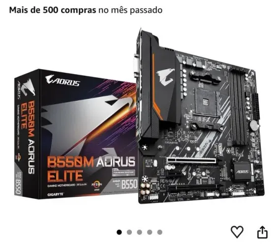 Placa mae b550m elite aorus