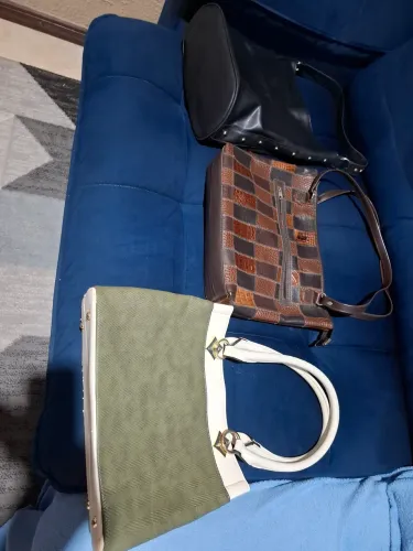 3 bolsas usada ótima conservação 