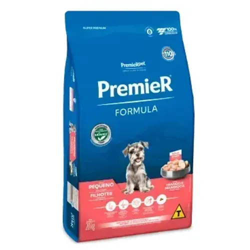 Ração Premier Formula Cães Filhotes Porte Pequeno Frango 20 kg