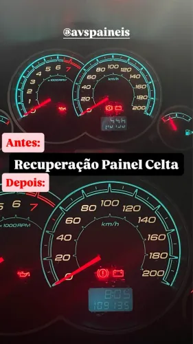 Conserto Painel Celta @avspaineis