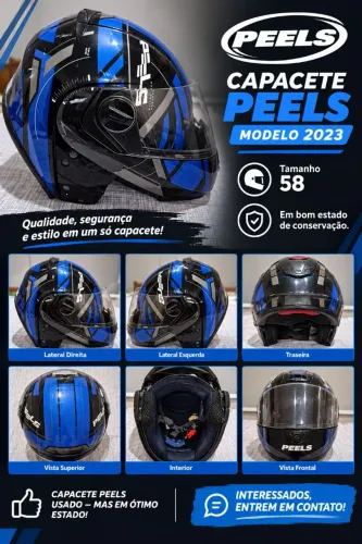Capacete Peels 2023 Número 58 super conservado