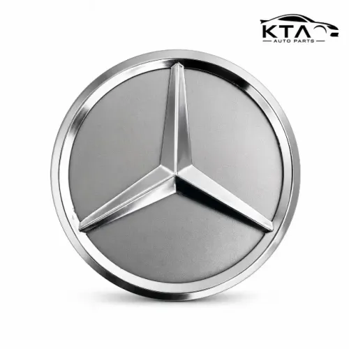 Centro de Roda Kit 4 Calota Central Compatível Mercedes AMG Prata