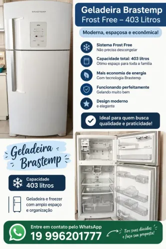 Geladeira Brastemp ative