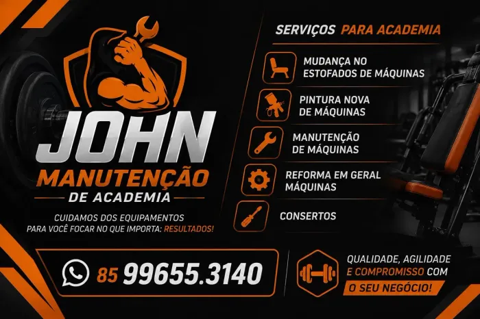 Montagem de equipamentos de musculaçoes
