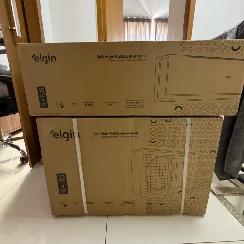 Ar Condicionado Split Elgin Eco Inverter III Wi-Fi 9000 BTUs Frio 220V Lacrado Novo