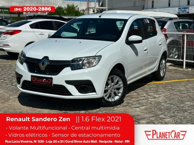 Renault Sandero Zen Flex 1.6 16V 5P Mec. 2021