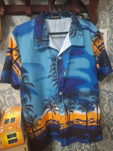 Camisa seda carnaval 