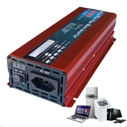 Inversor De Tensão Jin Si Onda Senoidal Pura 12v Para 110v 3000w Intelligent Off-Grid