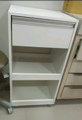 CARRINHO AUXILIAR CM 1 GAVETA E RODINHAS SILICONE