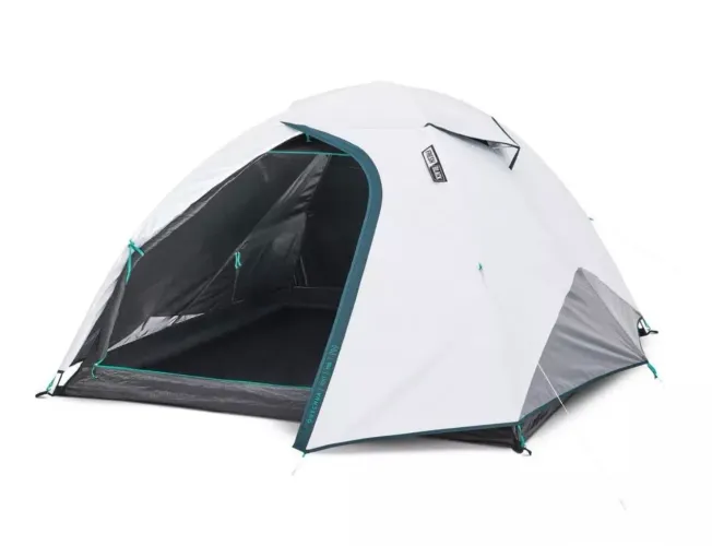 Kit Barraca Fresh & Black Arpenaz para 3 Pessoas + Colchão Inflável Casal + Bomba de Ar