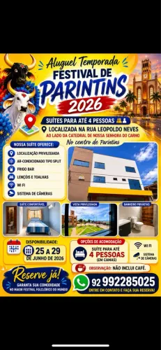 Quarto Suíte Festival Parintins 2026
