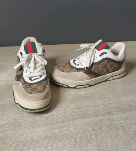 Tênis GUCCI Re-web de cano baixo