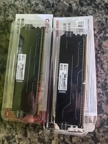 Memória RAM CUSU DH330 DDR4 2x8GB 3200MHz 16GB NOVA