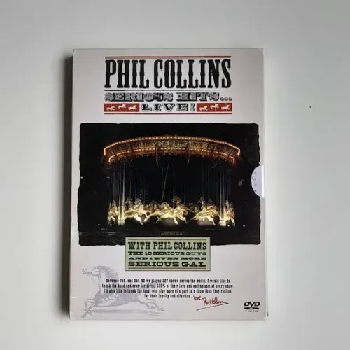 DVD DUPLO PHIL COLLINS SERIOUS HITS LIVE DVD DUPLO SHOW AO VIVO ESPETACULAR ZERADO