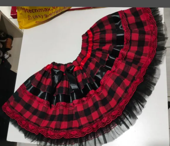 Saia junina flanelada