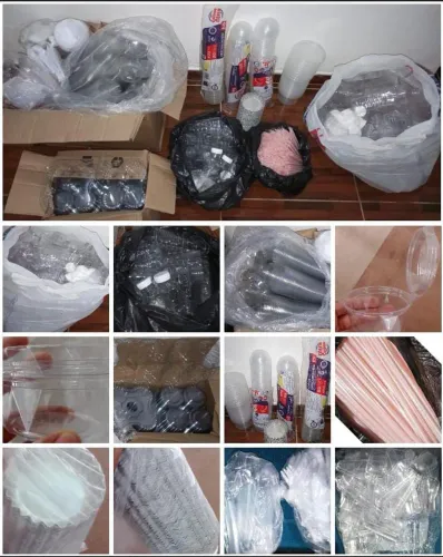 Kit Com 1.475 Embalagens Variadas. Novos