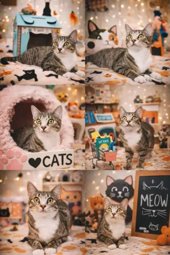 Adoção de Gatinha Tigrada Castrada