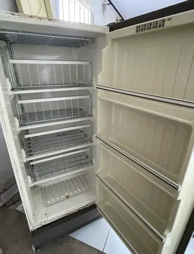 Freezer Brastemp precisando apenas de gás. Excelente estado de conservação. Raridade.