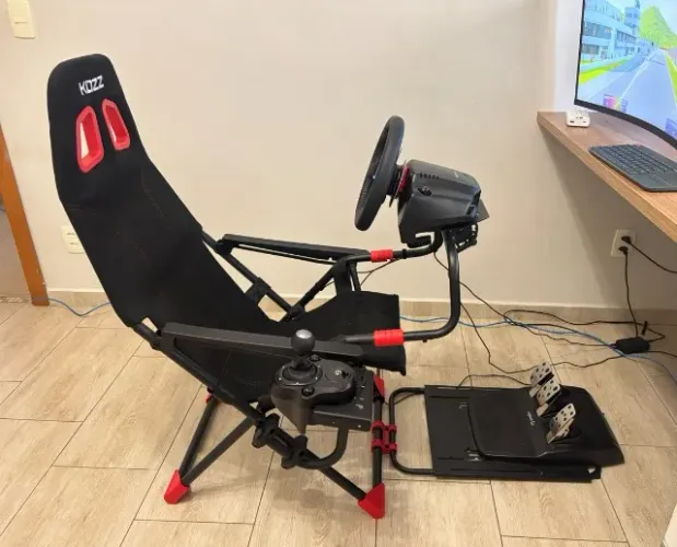 Cockpit Kozz + Logitech G29 (com câmbio)