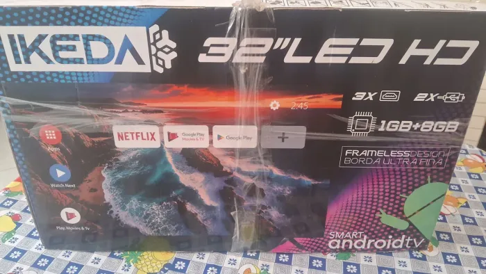Televisão 32 nova na caixa .