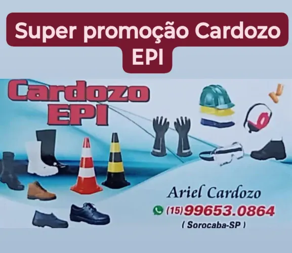 PRODUTOS NA PROMOÇÃO CARDOZO EPI 