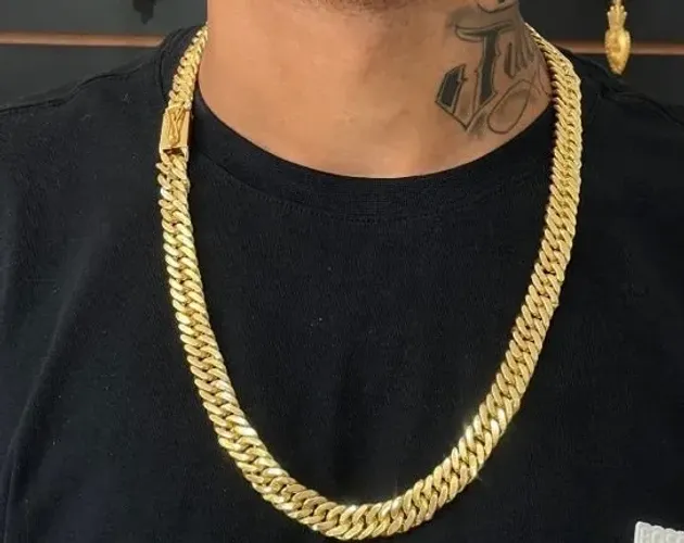 Vendo corrente banhada a ouro 18k
