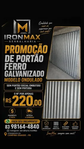 PROMOÇÃO DE PORTÃO
