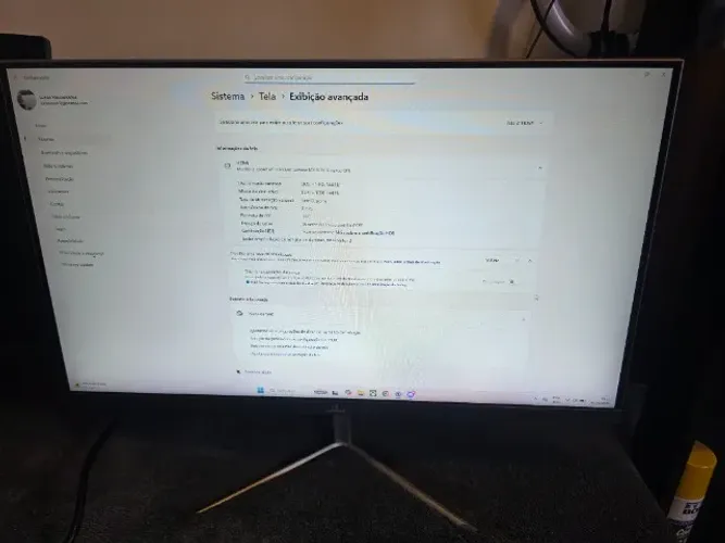 Monitor gamer 24' 144hz