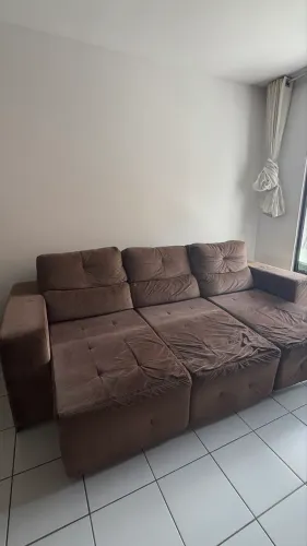 Sofá retrátil 3 lugares