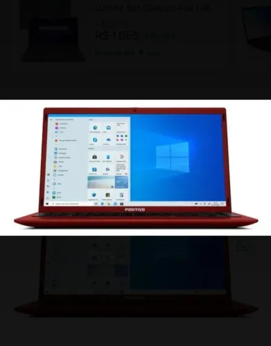 Notebook Positivo Motion Red Funcionando (ler descrição).