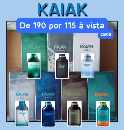 Kaiak de 190 por 115 à vista cada