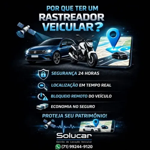RASTREAMENTO VEICULAR 24H COM APP + BLOQUEIO