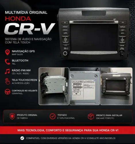 Multimídia CRV ORIGINAL