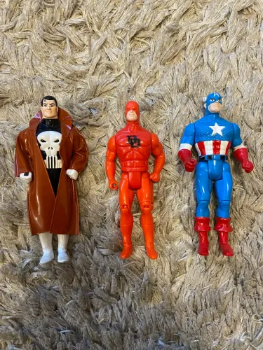 Marvel Toybiz justiceiro capitão América demolidor