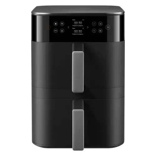 Fritadeira Elétrica Xiaomi Smart Air Fryer Dual Zone BHR7357EU 12L 2800W WiFi 220V - Preto