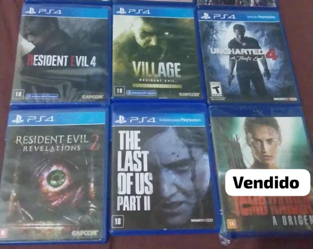 Jogos de ps4 e ps5