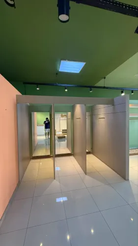 Provador para loja de roupas