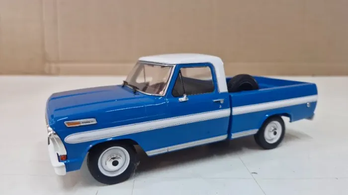 Miniatura Ford F100 Azul