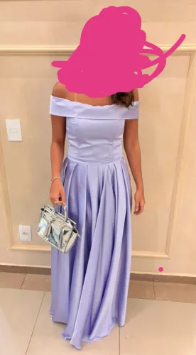 Lind vestido lavanda tamanho P ou 38