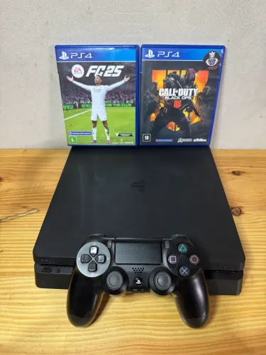 PS4 SLIM 1TB + 2 jogos originais