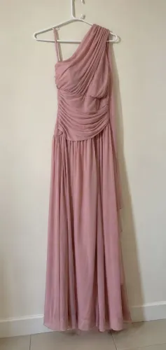 vestido de festa rose p