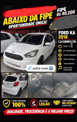 Ford KA 1.0 Se/se Plus Tivct Flex 5P 2018
