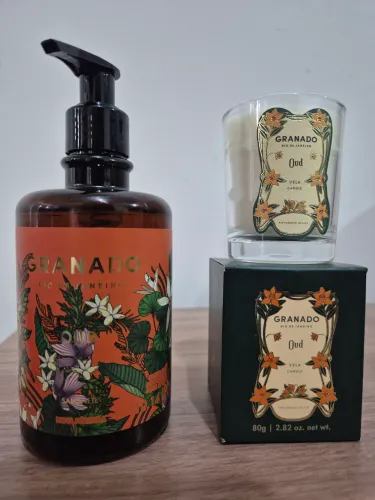 KIT GRANADO OUD VELA + SABONETE LÍQUIDO