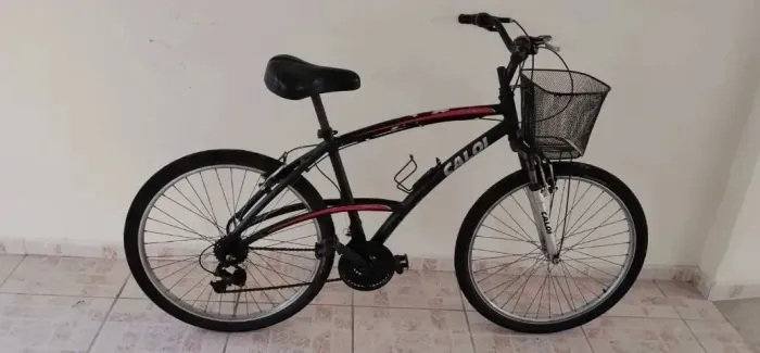 bicicleta Caloi Caloi 100 Aro 26 Quadro Alumínio 21 Velocidades - suspensão dianteira!